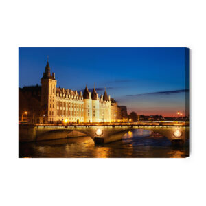 Obraz Na Płótnie Paryż O Wieczornej Porze