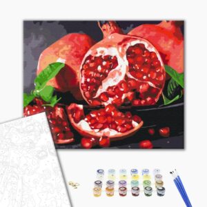 Malowanie po numerach Pyszny granat