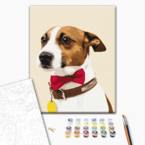 Malowanie po numerach Piesek