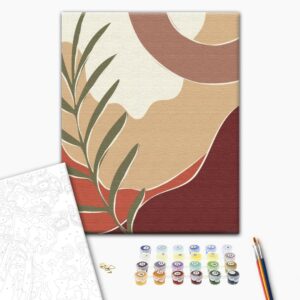 Malowanie po numerach Tryptyk pastelowy art 2