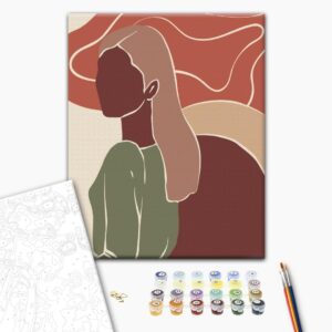 Malowanie po numerach Tryptyk pastelowy art 3