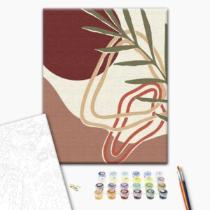 Malowanie po numerach Tryptyk pastelowy art 1