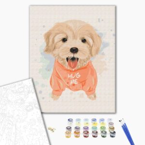 Malowanie po numerach Pies przyjaciel