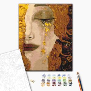 Malowanie po numerach Złote łzy. Gustav Klimt.