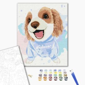 Malowanie po numerach Przyjaciel.