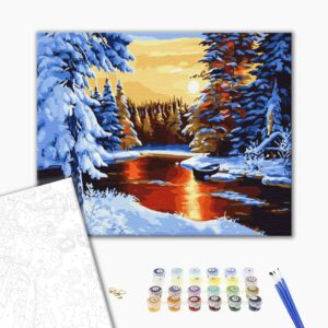 Malowanie po numerach Bajeczna zima