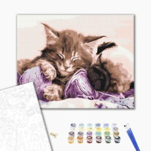 Malowanie po numerach ulubieńcy babci