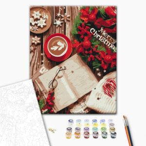 Malowanie po numerach Wesołych Świąt