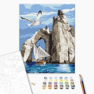 Malowanie po numerach Spacer skałami