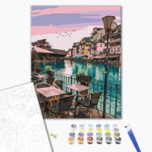 Malowanie po numerach Wieczór w Antalyi.