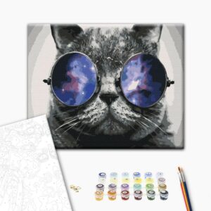 Malowanie po numerach Kotek w Miami