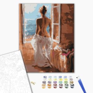 Malowanie po numerach Nagi poranek