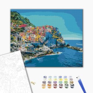 Malowanie po numerach śródmorskie wybrzeże