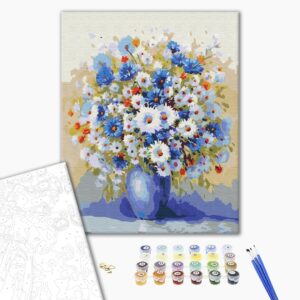 Malowanie po numerach Bukiet polnych kwiatów