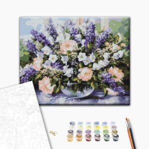 Malowanie po numerach Wiosenny bukiet.