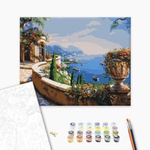 Malowanie po numerach Widok na zatokę