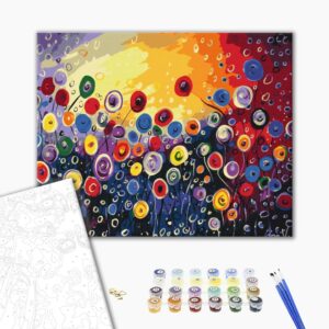 Malowanie po numerach Ogród fantazji