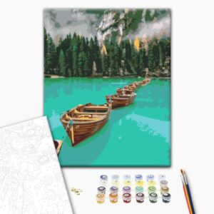 Malowanie po numerach Łańcuch łodzi