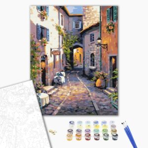 Malowanie po numerach Cicha ulica