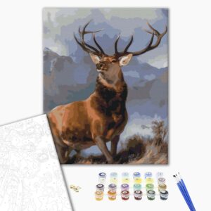 Malowanie po numerach Szlachetny jeleń