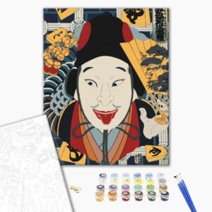 Malowanie po numerach Portret aktora Toyhara Kunikik