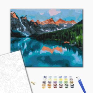 Malowanie po numerach Skaliste góry Kanady