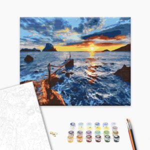 Malowanie po numerach Na zachodzie słońca