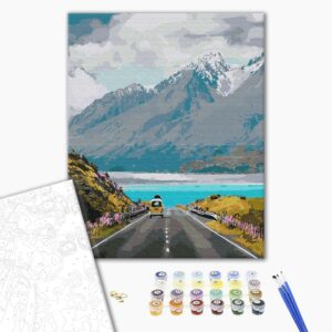 Malowanie po numerach Podróżować do gór