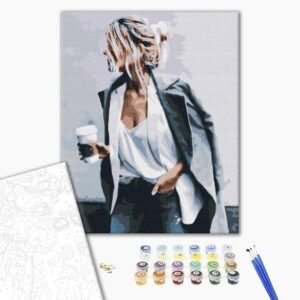 Malowanie po numerach Przerwa na kawę