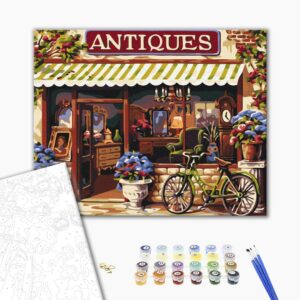 Malowanie po numerach Sklep z antykami