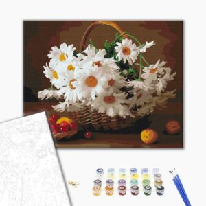 Malowanie po numerach Stokrotki polne