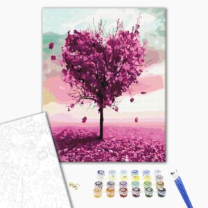 Malowanie po numerach Drzewo miłości