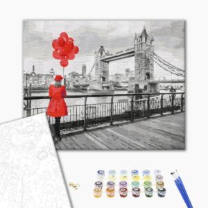 Malowanie po numerach Londyńska Kobieta