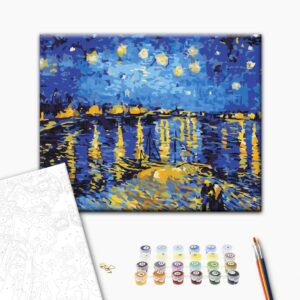 Malowanie po numerach Gwiaździsta noc nad Rona. van Gogh