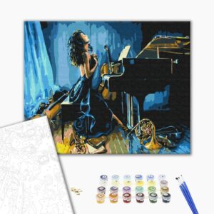 Malowanie po numerach Muzyczna muza