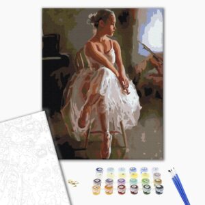Malowanie po numerach Młoda balerina.