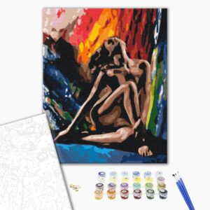 Malowanie po numerach Naga pasja