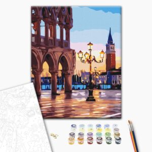 Malowanie po numerach Wieczorny plac Wenecji