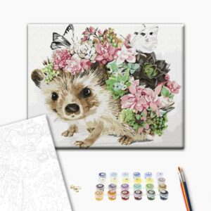 Malowanie po numerach Jeżyk wiosenny