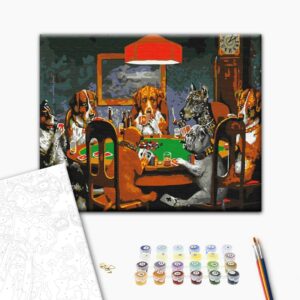 Malowanie po numerach Poker