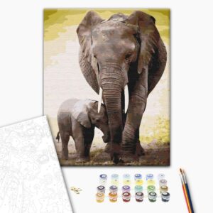 Malowanie po numerach Pierwsze dni słońca