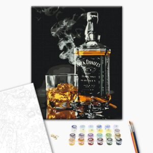 Malowanie po numerach Zestaw męski