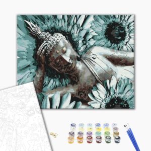 Malowanie po numerach Medytacja Buddy