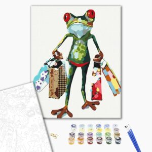 Malowanie po numerach Kupujący ze stawu