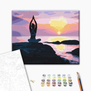 Malowanie po numerach Poranna medytacja