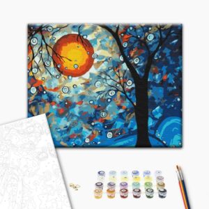 Malowanie po numerach przestrzeń artysty