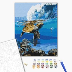 Malowanie po numerach W oczekiwaniu na surfera