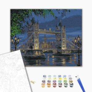 Malowanie po numerach Londyn śpi