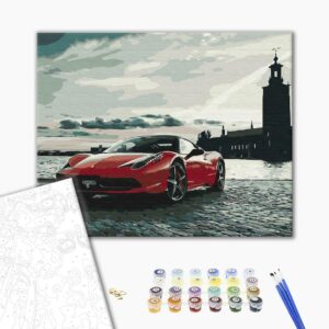 Malowanie po numerach Szkarłatna prędkość