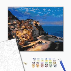 Malowanie po numerach Nocna wyspa